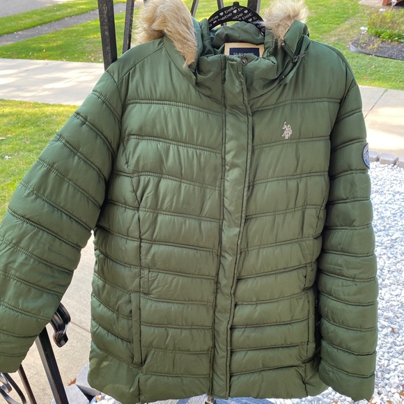 us polo down jacket